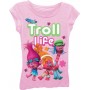 Dreamworks Trolls Troll Life Light Pink Princess Tee Space City Kids Clothing Store