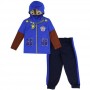 Nick Jr Paw Patrol Marshall Long Sleeve Hooded Mask Top With Fleece Pants Space City Kids Clothing