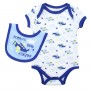 Weeplay Mommy's Little Wingman Onesie With Matching Bib