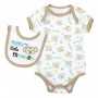 Weeplay Mommy's Little Monkey Onesie With Matching Bib