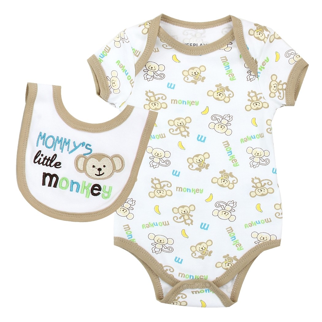 Boys monkey onesie hot sale