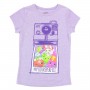 Shopkins Picture Perfect Lavender Short Sleeve Shirt Space City Kids Clothing Store