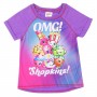 Shopkins OMG Shopkins Front Sublimated Short Sleeve Shirt With French Terry Back Space City Kids Clothing