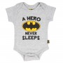 DC Comics Batman Baby Onesie A Hero Never Sleeps Space City Kids Clothing