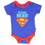DC Comics Superman Future Hero Blue Infant Onesie Space City Kids Clothing Conroe Texas