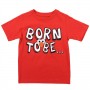 Sesame Street Elmo Born To Be Cute Red Toddler Boys Shirt Space City Kids Clothing