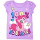 My Little Pony Pinkie Pie 100% Adorable Puff Sleeve Toddler Girls Shirt Space City Kids Clothing Store