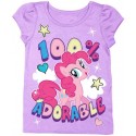 My Little Pony Pinkie Pie 100% Adorable Puff Sleeve Toddler Girls Shirt Space City Kids Clothing Store