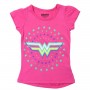 DC Comics Wonder Woman Pink Toddler Girls Shirt Space City Kids Clothing
