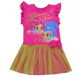 Nick Jr Shimmer And Shine Toddler Girls Fashion Dress Space City Kids Clothing Store