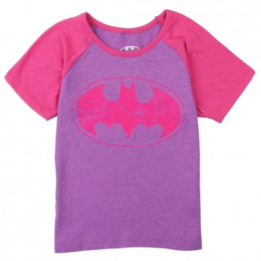 DC Comics Batgirl Purple Toddler Girls Princess Tee Space City Kids Clothing