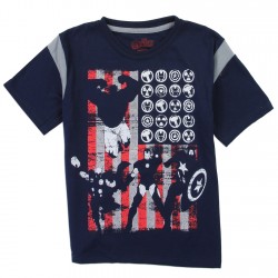 Marvel Comics Avengers American Flag Boys Shirt Space City Kids Clothing Store