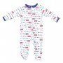 Weeplay Baby Boys Buses and Cars Jersey Coverall Footed Sleeper Space City Kids Clothing Store