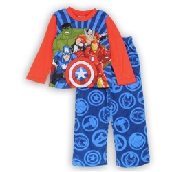 Marvel Comics Avengers Pajamas With Captain America, Iron Man, The Hulk And Mighty Thor Space City Kids Clothing