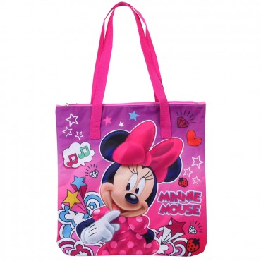 Disney Minnie Mouse Pink Zippered Tote Bag Space City Kids Clothng Store