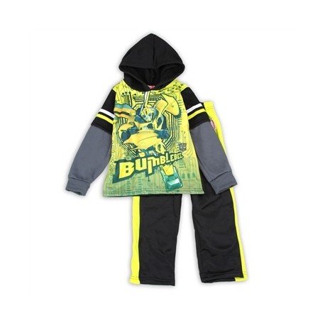 Transformers Bumblebee Toddler Fleece Hooded Top And Pants Space City Kids Clothing Store