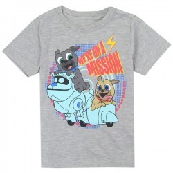 Disney Puppy Dog Pals Bingo and Rolly We're On A Mission Toddler Shirt Space City Kids Clothing Store