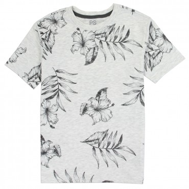PS From Aeropostale Boys Shirt With Tropical Flowers Space City Kids Clothing