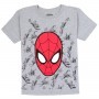 Marvel Comics Spider Man Red Mask Grey Boys Shirt Space City Kids Clothing Store