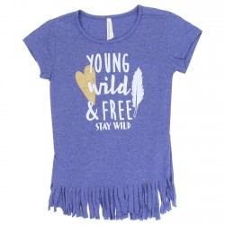 Love @ First Sight Young Wild Free Stay Wild Girls Fashion Top Space City Kids Clothing Store