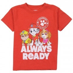 Nick Jr Paw Patrol Always Ready Teamwork Saves The Day Toddler Boys Shirt Space City Kids Clothing