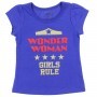 DC Comics Wonder Woman Girls Rule Toddler Girls Shirt Space City Kids Clothing Store