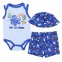 Weeplay Deep Sea Friends Baby Boys 3 Piece Short Set Space City Kids Clothing Store