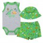 Weeplay Wild Fun Dinosaurs Baby Boys 3 Piece Short Set Space City Kids Cllothing