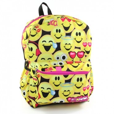 Emojination Happy Face Emojis Girls Backpack Space City Kids Clothing Store