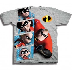 Disney Incredibles 2 Mr Incredible and Family Boys Shirt