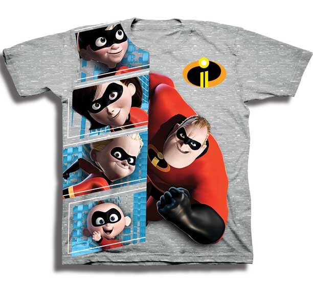 Disney Incredibles 2 Mr Incredible and Family Boys Shirt