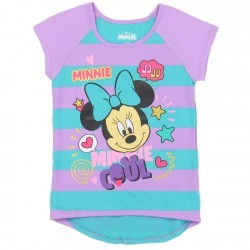 Disney Minnie Mouse Pink And Purple Striped Cool Toddler Girls Shirt Space City Kids Clotihng Store