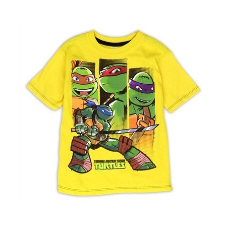 Nick Jr Teenage Mutant Ninja Turtles Yellow Boys Shirt