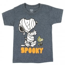 Peanuts Snoopy And Woodstock Spooky Mummy Halloween Toddler Boys Shirt Space City Kids Clothing Store