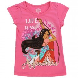 Dinsey Princess Elena of Avalor Life Is An Adventure Toddler Girls Shirt Space City Kids Clothing Store
