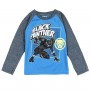 Toddler Boys Clothes Marvel Comics The Black Panther Long Sleeve Toddler Boys Shirt Space City Kids Clothing 