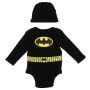 DC Comics Batman Long Sleeve Onesie And Hat Set Space City Kids Clothing Store
