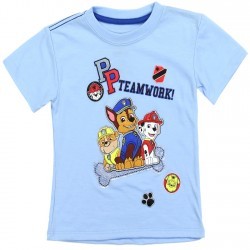 Nick Jr Paw Patrol Teamwork Chase Marshall and Rubble Toddler Shirt Free Shipping Space City Kids Clothing Store
