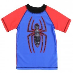 Marvel Comics Spider Man Boys Rash Guard Shirt Space City Kids Clothing 