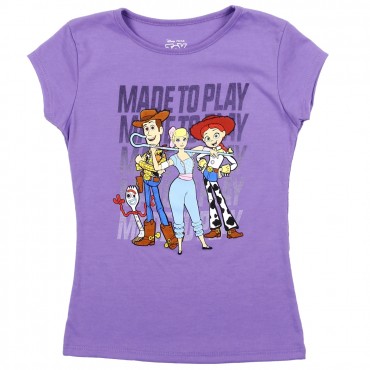 Disney Pixar Toy Story 4 Made To Play Girls Shirt With Woody Jessie Forky And Bo Peepe Space City Kids Clothing Store