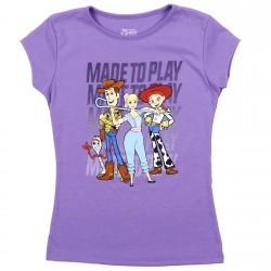 Disney Toy Story 4 Made To Play Toddler Girls Shirt Jessie Woody Forky Bo Peepe Space City Kids Clothing
