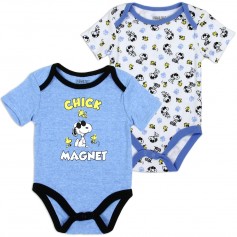 Peanuts Snoopy And Woodstock Chick Magnet Onesie Set Free Shipping Space City Kids Clothing Store