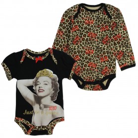Born Glamorous Marilyn Monroe Just Be A Queen Baby Girls Onesie Set Space City Kids Clothing Store