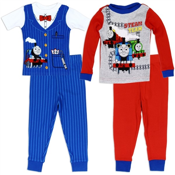 Thomas And Friends Boys Infant And Toddler Pajamas 2 Pack Set